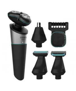 Cecotec Bamba PrecisionCare Afeitadora Recortadora 5 en 1 - Bateria de Litio de 500mAh - Cuchillas de Acero Inoxidable - IPX5 - 
