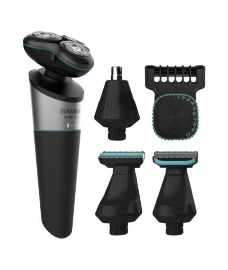 Cecotec Bamba PrecisionCare Afeitadora Recortadora 5 en 1 - Bateria de Litio de 500mAh - Cuchillas de Acero Inoxidable - IPX5 - 