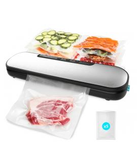 Cecotec SealVac Easy Magnetik Envasadora al Vacio - 90W - Ancho de 30cm - Cortador Incorporado - Modos Secos y Humedos - Plastic