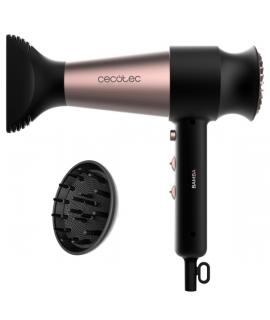 Cecotec Bamba IoniCare RockStar Retro Secador de Pelo - 2000W - Iones Negativos - Difusor - Funcion de Aire Frio - Control Ajust