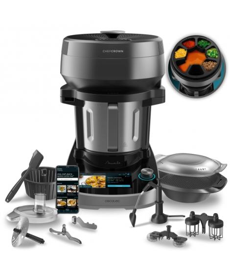 Cecotec Mambo CooKing Unique Robot de Cocina con Dispensador de Alimentos - 2200W - Multifuncion - Funciones y Recetas Guiadas -