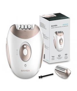 Cecotec Bamba SkinCare Depil-Action Go Depiladora de Arranque Inalambrica - Uso con Cable - Autonomia 40min - Cabezal Zonas Sens
