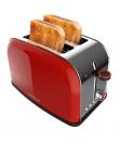 Cecotec Toastin' Time 850 Tostadora de Doble Ranura - Potencia de 850W - Ranura Ancha hasta 3.8cm - Acero Inoxidable - Apagado A