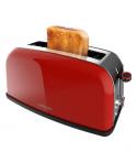 Cecotec Toastin' Time 850 Tostadora de Ranura Larga - 850W - Ranura Ancha - Acero Inoxidable - Apagado y Pop-Up Automatico - Aut