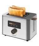 Cecotec TouchandToast Double Tostadora de Doble Ranura Ancha - 950W - Control Tactil y Pantalla a Color - Autocentrado - 7 Nivel