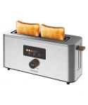 Cecotec TouchandToast Extra Tostadora de Ranura Larga - 1000W - Control Tactil y Pantalla a Color - Ranura Ancha - Acero Inoxida