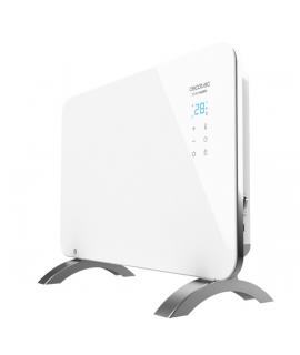 Cecotec Ready Warm 6650 Crystal Connection Convector de Cristal Templado - 1000W - Cobertura hasta 10m2 - Control Wi-Fi - LED Ta