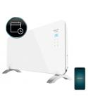 Cecotec Ready Warm 6750 Crystal Connection Convector de Cristal Templado - 2000W - Cobertura hasta 20m2 - Control Wi-Fi con App 