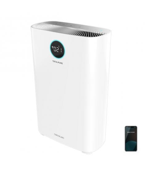 Cecotec TotalPure 2500 Connected Purificador de Aire - Potencia de 20W - Filtro de 3 Etapas - Cobertura hasta 65m3 - Control WiF