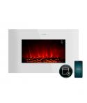 Cecotec ReadyWarm 3590 Chimenea Electrica de 35" - 2000W - Control Wi-Fi y App - Mando a Distancia Incluido - Llamas LED Ajustab
