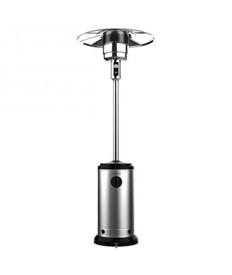 Cecotec ReadyWarm 8800 Outdoor Microclimate Estufa de Gas con Forma de Seta - Potencia Calorifica de 14kW - Ruedas para Movilida