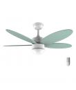 Cecotec EnergySilence Aero 4260 Mint Ventilador de Techo con 5 Aspas Reversibles y Luz LED - 40W - Diametro de 42" - Temporizado