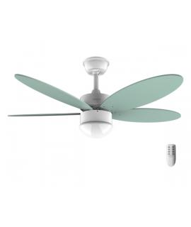 Cecotec EnergySilence Aero 4260 Mint Ventilador de Techo con 5 Aspas Reversibles y Luz LED - 40W - Diametro de 42" - Temporizado