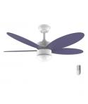 Cecotec EnergySilence Aero 4260 Purple Ventilador de Techo con 5 Aspas Reversibles y Luz LED Integrada - 40W - Diametro de 42" -