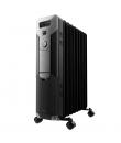 Cecotec ReadyWarm 9000 Space Black Radiador de Aceite con 9 Modulos de 150x580mm - 2000W - Calienta hasta 20m2 - 3 Niveles de Po