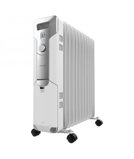 Cecotec ReadyWarm 11000 Space Radiador de Aceite con 11 Modulos de 150x580mm - 2500W - Calienta hasta 25m2 - 3 Niveles de Potenc