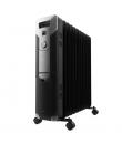 Cecotec ReadyWarm 11000 Space Black Radiador de Aceite con 11 Modulos de 150x580mm - 2500W - Calienta hasta 25m2 - 3 Niveles de 