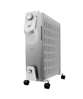 Cecotec ReadyWarm 11000 Space 360 Radiador de Aceite con 11 Modulos de 150x580mm - 2500W - Cobertura hasta 28m2 - Tecnologia 360