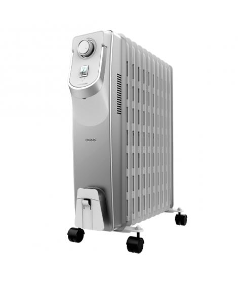 Cecotec ReadyWarm 11000 Space 360 Radiador de Aceite con 11 Modulos de 150x580mm - 2500W - Cobertura hasta 28m2 - Tecnologia 360