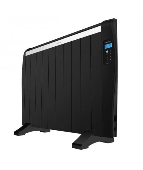 Cecotec ReadyWarm 2000 Thermal Black Emisor Termico con 10 Elementos - 1500W - Cobertura hasta 20m2 - Pantalla LCD - Temporizado