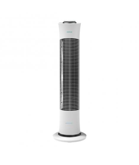 Cecotec EnergySilence 6090 Skyline Ventilador de Torre de 30" de Altura - 45W - Funcionamiento Silencioso - 3 Velocidades - Temp