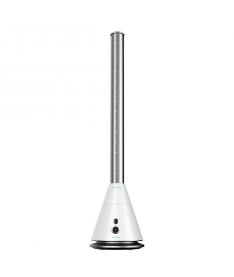 Cecotec EnergySilence 9800 Skyline Bladeless Ventilador de Torre de 38" de Altura - 26W - Tecnologia sin Aspas - 9 Velocidades -