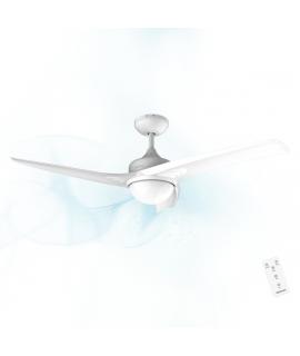 Cecotec EnergySilence Aero 550 Ventilador de Techo con 3 Aspas y Luz LED Integrada - 62W - Diametro de 52" - Mando a Distancia -