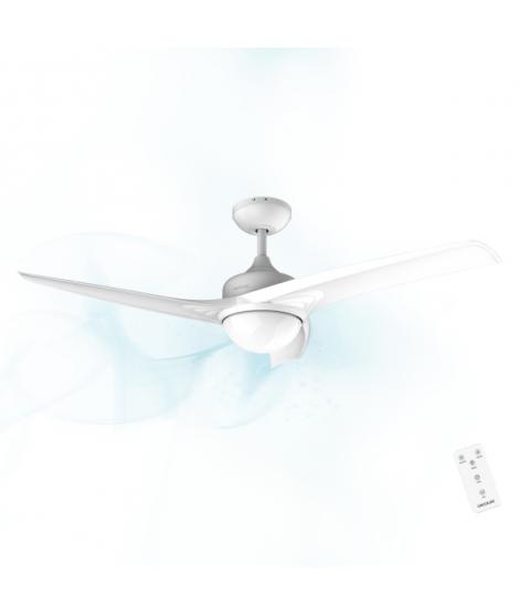 Cecotec EnergySilence Aero 550 Ventilador de Techo con 3 Aspas y Luz LED Integrada - 62W - Diametro de 52" - Mando a Distancia -