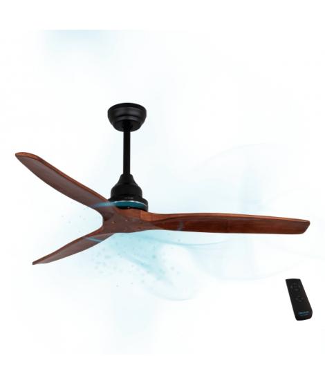 Cecotec EnergySilence Aero 580 Ventilador de Techo de 3 Aspas - Potencia de 65W - Diametro de 52" - Mando a Distancia - Temporiz