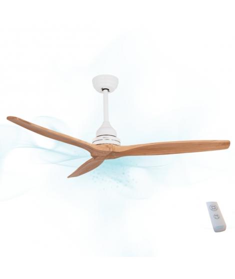 Cecotec EnergySilence Aero 590 Ventilador de Techo de 3 Aspas - Potencia de 65W - Diametro de 52" - Mando a Distancia - Temporiz