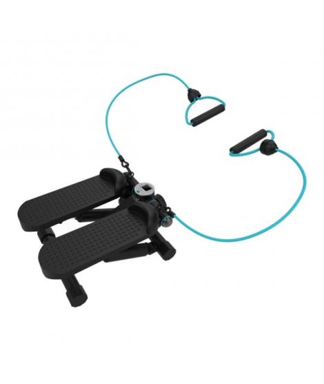 Cecotec Drumfit StepTrain 1000 Band Stepper Compacto con Bandas Elasticas - Pantalla LCD - Resistencia Regulable Manualmente - P