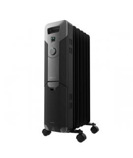 Cecotec Ready Warm 5000 Space Black Radiador de Aceite con 5 Modulos de 150x580mm - 1000W - Calienta hasta 12m2 - 3 Niveles de P