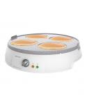 Cecotec Fun Crepestone Twin Crepera - 1200W - Placa Antiadherente Reversible - Espatula y Rodillo - 30.5cm de Diametro - Regulad