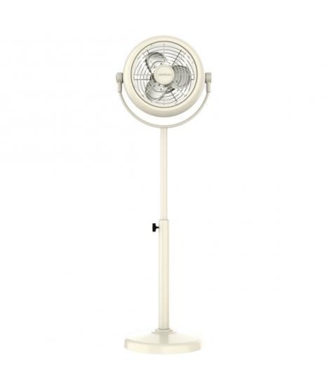 Cecotec EnergySilence 250 ClassicStyle Ventilador de Pie con 3 Aspas - 25W - Diametro de 10" - Inclinacion Ajustable - 2 Velocid