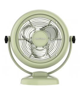 Cecotec EnergySilence 800 RetroDesk Ventilador de Sobremesa con 3 Aspas - 20W - Diametro de 20cm - Inclinacion Ajustable - 2 Vel