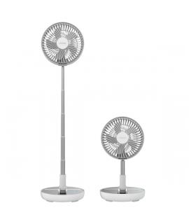 Cecotec EnergySilence 800 FoldAir Portable Ventilador de Pie Portatil con 5 Aspas - Bateria de 7200mAh - Plegable y Ajustable - 