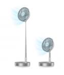 Cecotec EnergySilence 800 FoldAir Portable Control Ventilador de Pie Portatil - Bateria de 7200mAh - Plegable y Telescopico - Di