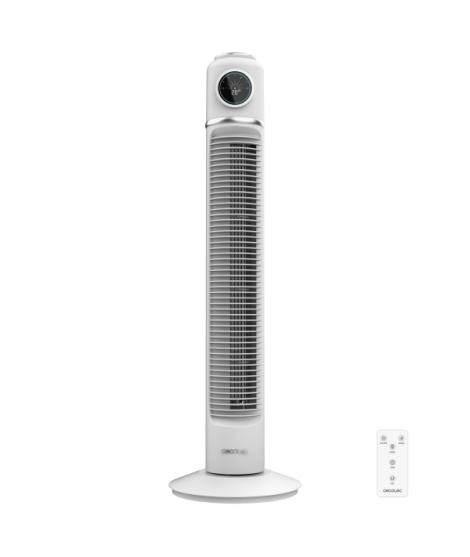 Cecotec EnergySilence 1090 Skyline Retro Smart Ventilador de Torre de 32" de Altura - 40W - Mando a Distancia - Pantalla LED - T