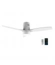 Cecotec EnergySilence 5600 White Aqua Connected Ventilador de Techo con 3 Aspas y Luz - 40W - Diametro de 52" - Wi-Fi - Mando a 