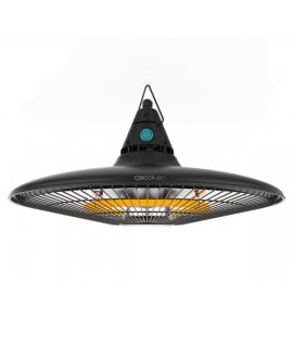 Cecotec ReadyWarm 1500 Power Ceiling Estufa Halogena de Techo para Exterior - Potencia de 1500W - Proteccion IP65 - Calienta has