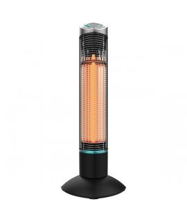 Cecotec ReadyWarm 1000 Power Tower Estufa Halogena de Torre para Exterior - 1000W - Proteccion IP55 - Oscilacion 90º - 2 Niveles
