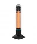 Cecotec ReadyWarm 1000 Power Tower Estufa Halogena de Torre para Exterior - 1000W - Proteccion IP55 - Oscilacion 90º - 2 Niveles