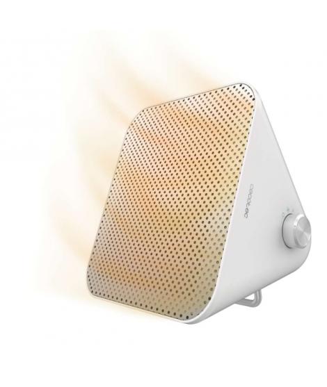 Cecotec ReadyWarm 1500 Max Ceramic Design Calefactor Ceramico de Sobremesa - 1500W - Termostato Regulable - 3 Modos de Funcionam