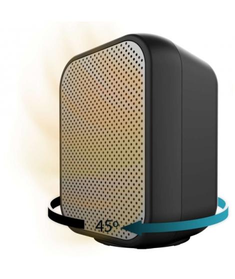 Cecotec ReadyWarm 1500 Max Ceramic Rotate Calefactor Ceramico de Sobremesa - Potencia de 1500W - Termoestato Ajustable - Calient