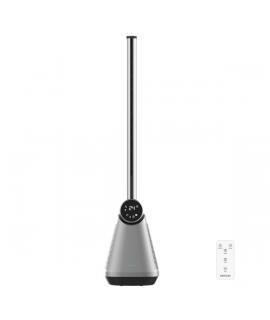 Cecotec EnergySilence 9890 Skyline Bladeless Dark Ventilador de Torre de 39" de Altura - 50W - Tecnologia sin Aspas - Control Ta