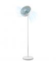 Cecotec EnergySilence FanLamp Ventilador de Pie con Luz - 36W - Aro LED con 3 Tonos - Salida de Aire Reversible - Giro de 360º A