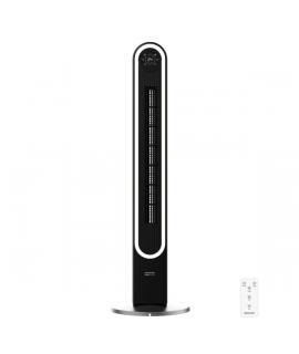 Cecotec EnergySilence 9090 Skyline Smart Light Ventilador de Torre de 42" de Altura - 60W - Tactil - Pantalla LED - Luz LED - 6 