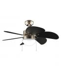 Cecotec EnergySilence Aero 365 GoldandWood Ventilador de Techo con 6 Aspas Reversibles y Lampara - 50W - Diametro de 36" - 3 Vel