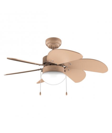 Cecotec EnergySilence Aero 3600 Vision Full Orange Ventilador de Techo con 6 Aspas y Lampara Integrada - 50W - Diametro de 36" -