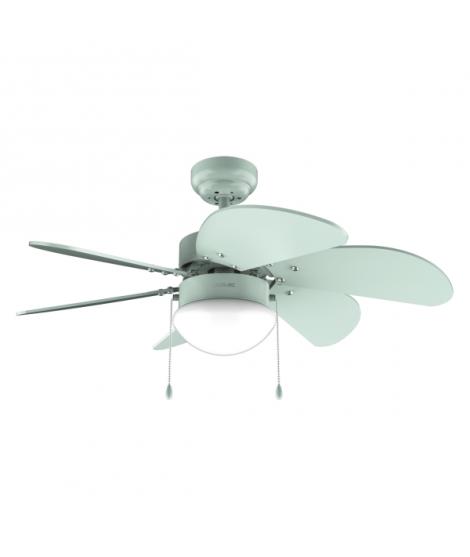 Cecotec EnergySilence Aero 3600 Vision Full Mint Ventilador de Techo con 6 Aspas y Lampara Integrada - 50W - Diametro de 36" - 3